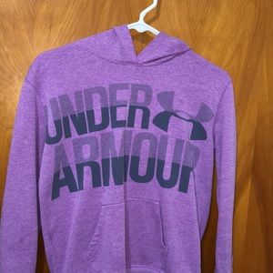Purple UnderArmour hoodie
